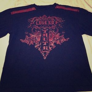 Black and Red Graphic Tee